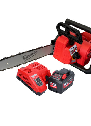 Milwaukee M18 FCHS-121 Akumulatorowa pilarka łańcuchowa 18 V 40 cm bezszczotkowa ( 4933464223 ) + 1x akumulator 12,0 Ah + ładowarka