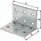 GAH perforated plate angle ETA-8/165 80 x 80x80mm ( 3000200340 )