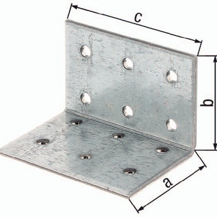GAH perforated plate angle ETA-8/165 80 x 80x80mm ( 3000200340 )