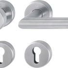 HOPPE Set di rosette Amsterdam E58/42H/42HKVS/1400 Acciaio inox F69 ( 3000203117 )