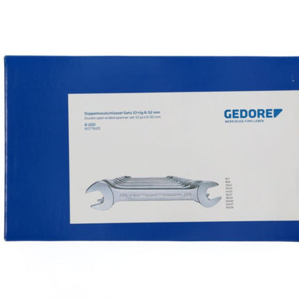 Juego de llaves fijas dobles GEDORE 6-100 10 piezas SW6-32 mm ( 4000770220 )