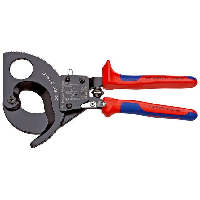 Cortacables KNIPEX longitud total 280 mm máx. 52 (380 mm²) mm ( 4000810929 )