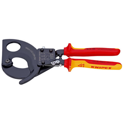 Obcinak do kabli KNIPEX długość całkowita 280 mm maks. 52 (380 mm²) mm ( 4000810931 )