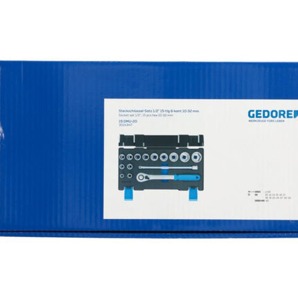 GEDORE socket spanner set 19 DMU-20 15-piece 1/2 ″ ( 4000820533 )