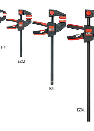 BESSEY Abrazadera de una mano EZ tramo 300 mm (4000831642)