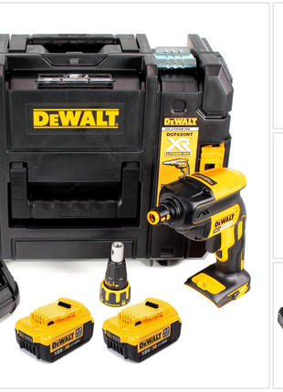 DeWalt DCF 620 M2 Akku Trockenbauschrauber 18 V 30 Nm Brushless + 2x Akku 4,0 Ah + Ladegerät + TSTAK - Toolbrothers