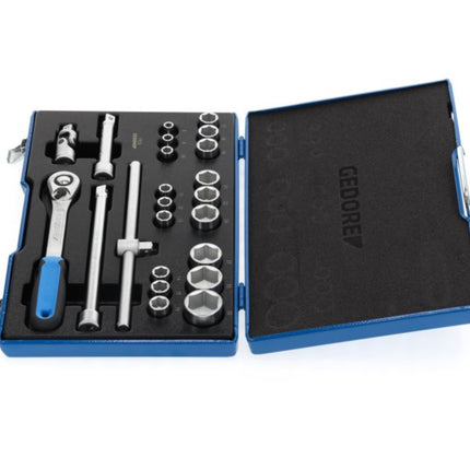 GEDORE Steckschlüsselsatz 19 EMU-20 23-teilig 1/2 ″ ( 4000880494 )