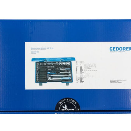 GEDORE Steckschlüsselsatz 19 V20U-20 81-teilig 1/4 + 1/2 ″ ( 4000880519 )