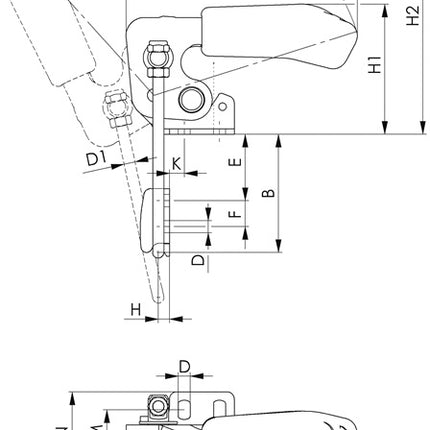 Zacisk blokujący AMF nr 6848V rozmiar 3 ( 4123683300 )