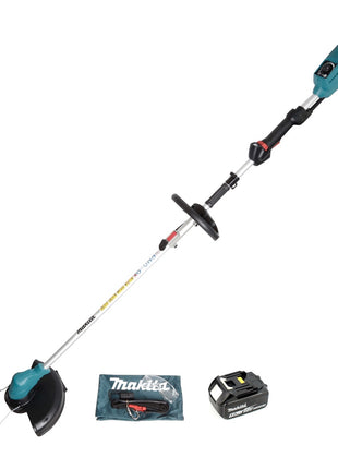 Makita DUR 183 LT1 Akku Rasentrimmer 18V 300mm Brushless + 1x Akku 5,0Ah - ohne Ladegerät - Toolbrothers