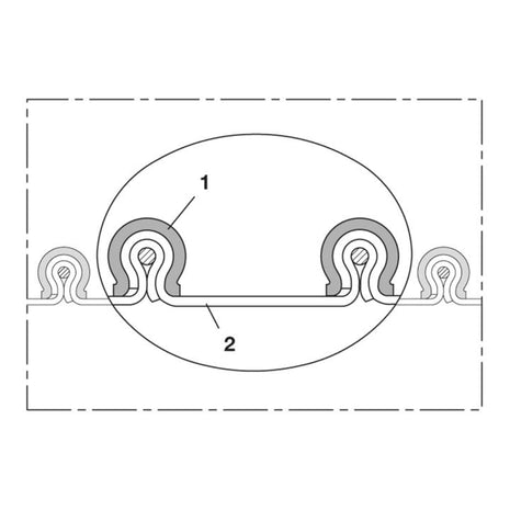 NORRES Absaug- und Gebläseschlauch CP VITON® 459 EC 140 mm 152,00 mm ( 4501402934 )