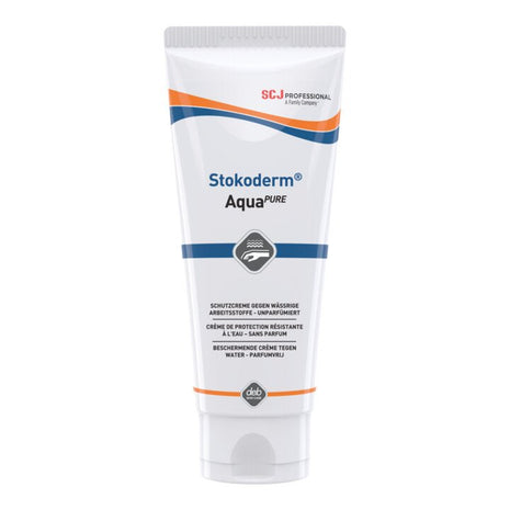 SC JOHNSON PROFESSIONAL Hautschutzcreme Stokoderm Aqua PURE 100 ml 4707020126  1 - toolbrothers