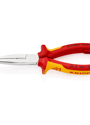 KNIPEX Flachrundzange Länge 200 mm Form 2 ( 8000272769 )