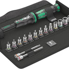 WERA Jeu de clés dynamométriques Bicycle Set Torque 1 16 pièces 2,5 - 25 Nm 1/4 ″ ( 8000544748 )