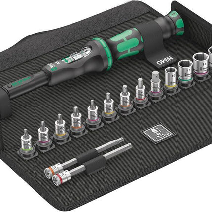 WERA Drehmomentschlüsselset Bicycle Set Torque 1 16-teilig 2,5 - 25 Nm 1/4 ″ ( 8000544748 )