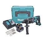 Makita DHR 241 RFJ Akku Bohrhammer 18 V 2,0 J SDS plus + 2x Akku 3,0 Ah + Ladegerät + 5 tlg. Bohrer Set + Makpac - Toolbrothers