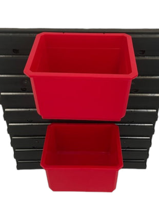 Qbrick System Container Set N°1 Mur d'atelier 39 x 35 cm avec 4 conteneurs pour valises System ONE et System TWO