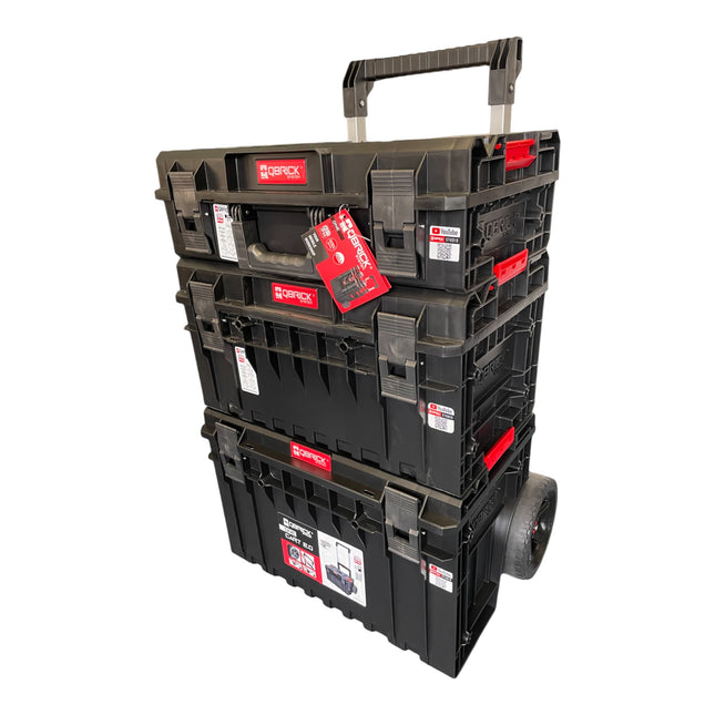 Qbrick System ONE 2.0 Technology Set No. 1 Tool trolley set + ONE 200 2.0 Technology + ONE 350 2.0 Technology + ONE Cart 2.0 IP66 105.4 l 640 x 440 x 900 mm