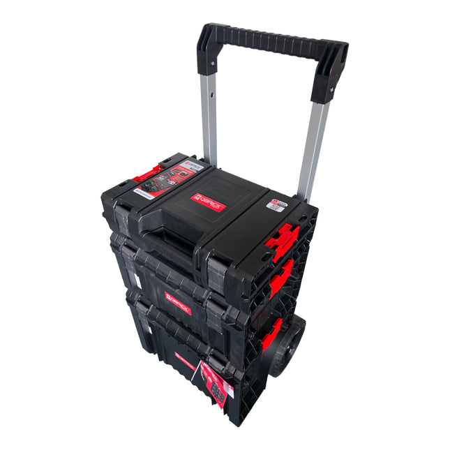 Qbrick System PRO Set 1 2.0 Plus Tool Trolley Set + PRO Toolcase + PRO Toolbox + PRO Cart 490 x 400 x 750 mm