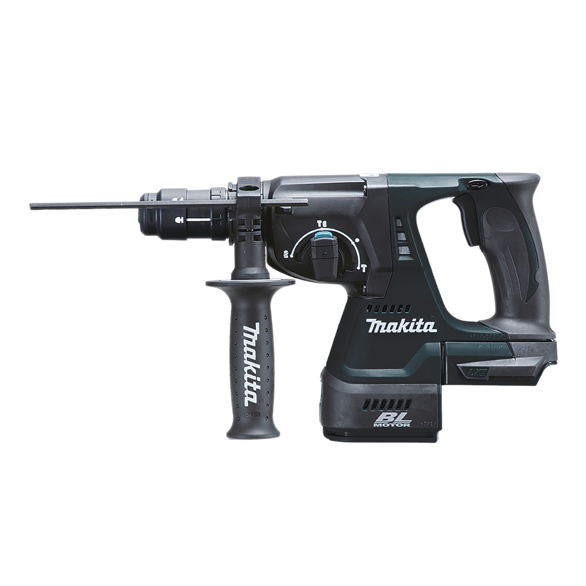 Makita DHR 243 ZBJ Akku Bohrhammer 18 V 2 J SDS Plus schwarz Brushless Makpac ohne Akku ohne Ladegeraet 2 - toolbrothers