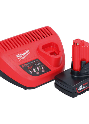 Milwaukee M12 PCG/400A-401 Akku Kartuschenpistole 12 V 400 ml + 1x Akku 4,0 Ah + Ladegerät