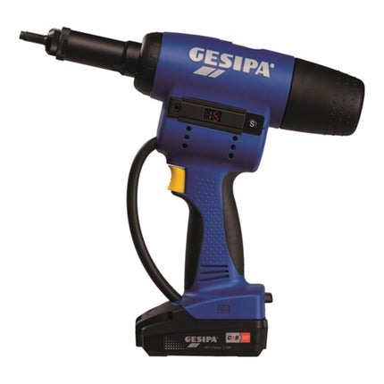 GESIPA FireBird(R) Pro Gold Edition remachadora de tuercas ciegas recargable de 10 piezas 20000 N ( 4000813127 )
