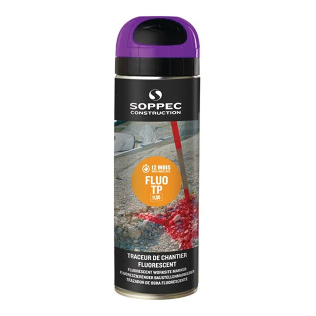 SOPPEC Baustellenmarkierspray FLUO TP neonviolett 4000354135  1 - toolbrothers