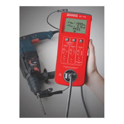 Tester per elettrodomestici BENNING ST 710 2500 campioni di prova/con tester/cavo di prova ( 4000828883 )
