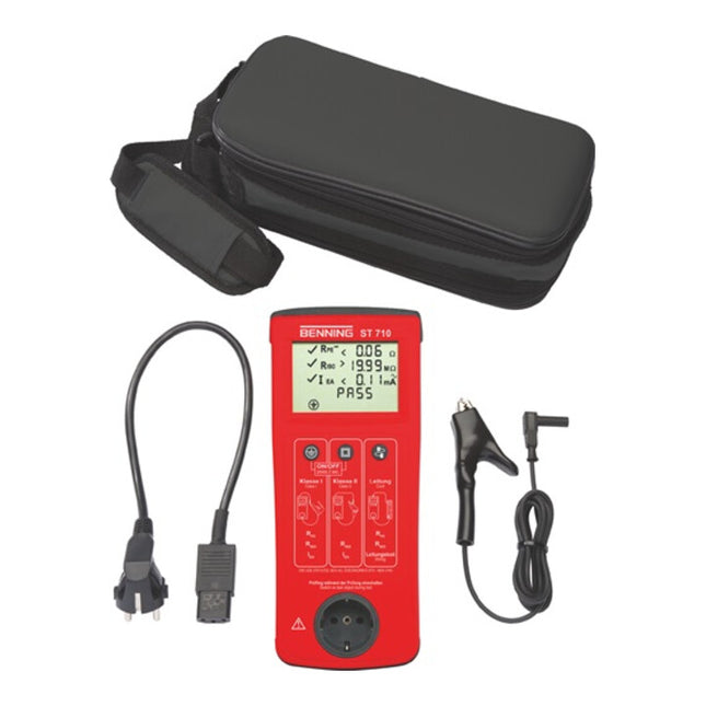 Probador de aparatos BENNING ST 710 2500 probetas/con probador/conductor de prueba ( 4000828883 )