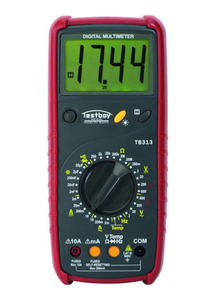 Multimètre numérique TESTBOY Testboy 313 0-600 V AC, 0-600 V DC (4000828931)