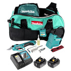 Makita DUP 361 RT Akku Rebschere Astschere 36 V ( 2x 18 V ) + 2x Akku 5,0 Ah + Ladegerät + Tasche - Toolbrothers