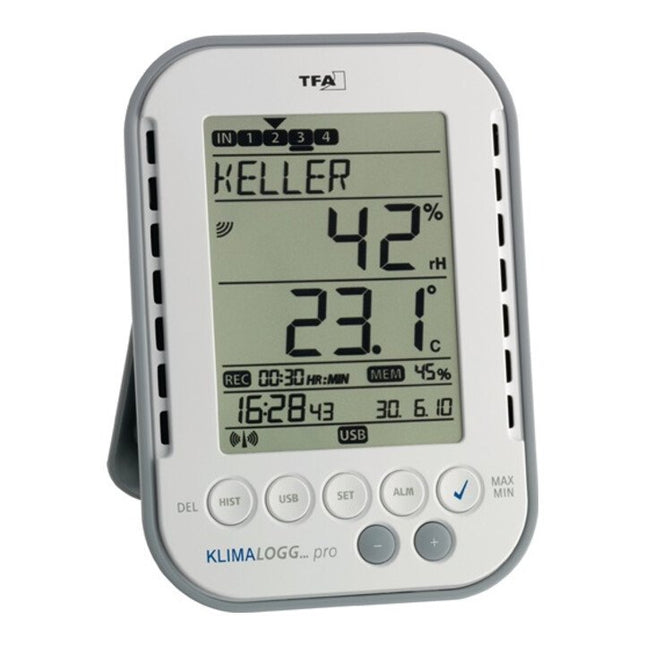 TFA Thermo-Hygrometer Measuring range 0 to 50°C / air 1-99 % ( 9000495029 )