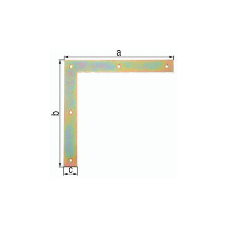 Angle de portail GAH largeur 40 mm longueur 300 x 300 mm (3000200239)