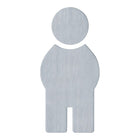 HEWI Symbol Man 710XA.150.1 acciaio inox colore n. XA ( 3000206438 )