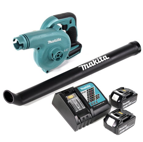 Makita DUB 183 18 V Akku Gebläse + 2x BL 1860 6,0 Ah Akku + DC 18 RC Schnellladegerät - Toolbrothers