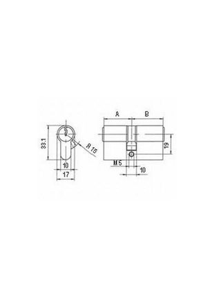 Profil BKS z podwójnym cylindrem PZ 8800 27/27 mm ( 3000251937 )