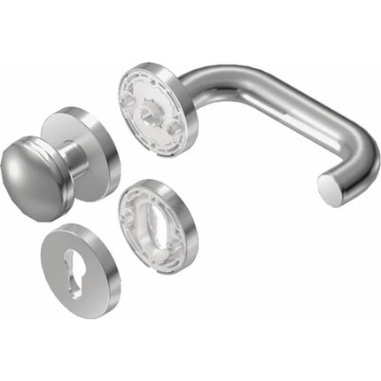 BKS Rosetten-Feuerschutzgarnitur Rondo Rosette Edelstahl D/K ( 3000253081 )