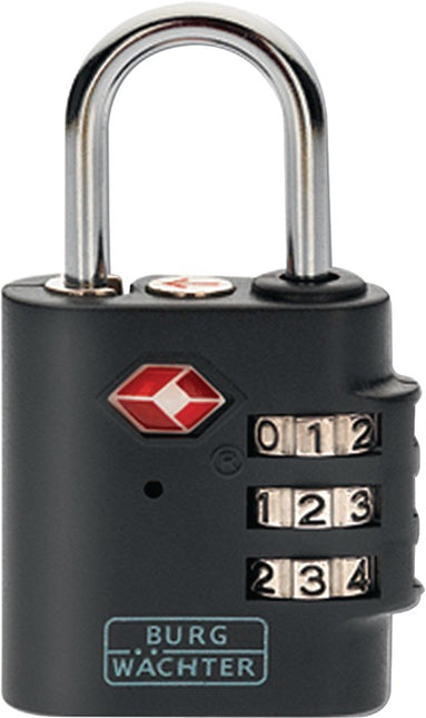 BURG-WÄCHTER combination padlock TSA 77 lock body width 30 mm ( 3000253288 )