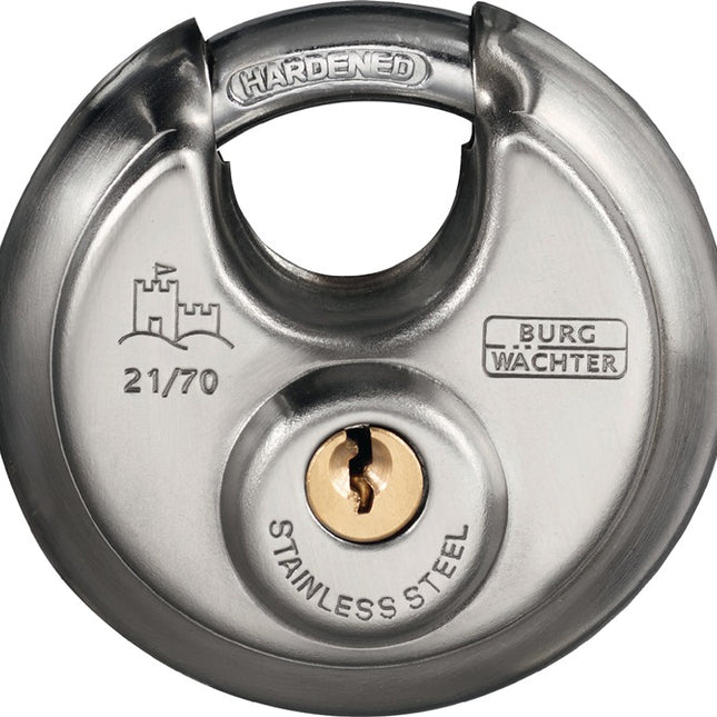 BURG-WÄCHTER cylinder padlock 21 70 lock body width 70 mm ( 3000253385 )