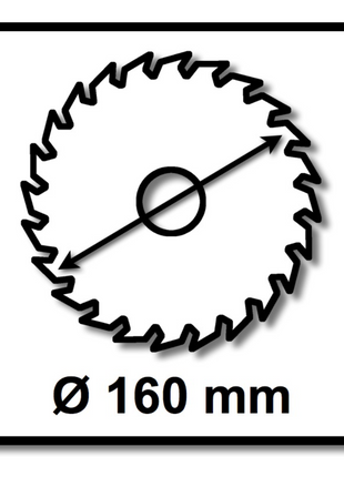 Bosch Kreissägeblatt Expert for Fibre Cement 160 x 20 x 2,2 mm 4 Zähne ( 2608644121 ) - Toolbrothers