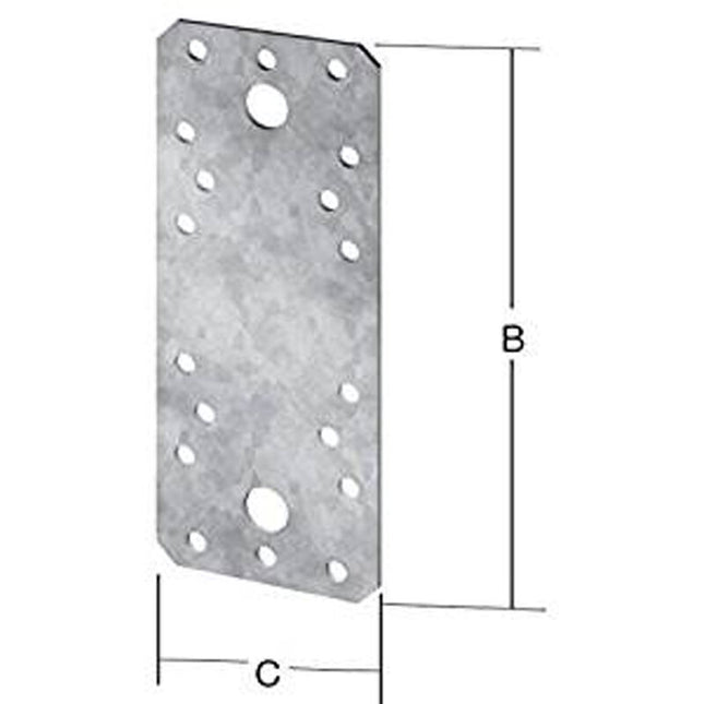 VORMANN flat connector Length 136 mm Width 55 mm Thickness 2.5 mm ( 3000273068 )