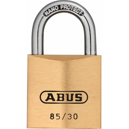 ABUS Zylindervorhangschloss 85/30 gl Schlosskörperbreite 30 mm ( 3000280030 )