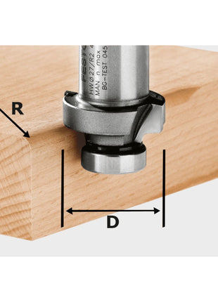 Festool HW R2-OFK 500 Abrundfräser 27 x 2 mm ( 490092 ) für Kantenfräse OFK 500