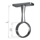 PG Mittelträger 11138 Zinkdruckguss verchromt ( 3000282771 )