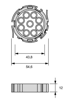 L&S Einbauleuchte MLD Emotion 12 V 1,8 W ( 3000550007 )