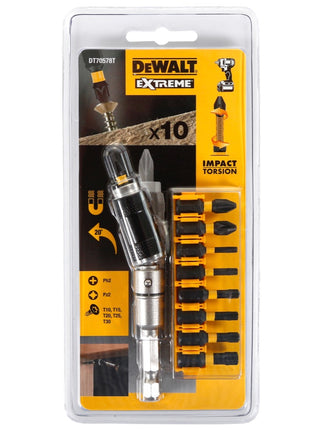 DeWalt DT 70578 T-QZ 10-teiliges Bit-Set Extreme Impact Torsion ( N362569 ) - Toolbrothers