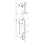 ASSA ABLOY angled striking plate 63 B stainless steel ( 3324034050 )
