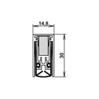 Guarnizione per porta ATHMER Schall-Ex(R) L-15/30 WS 1-880 1 lato Lunghezza 833 mm ( 3327023201 )