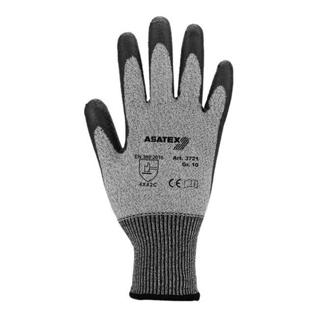 ASATEX cut protection gloves size 9 grey/black ( 4000371145 )