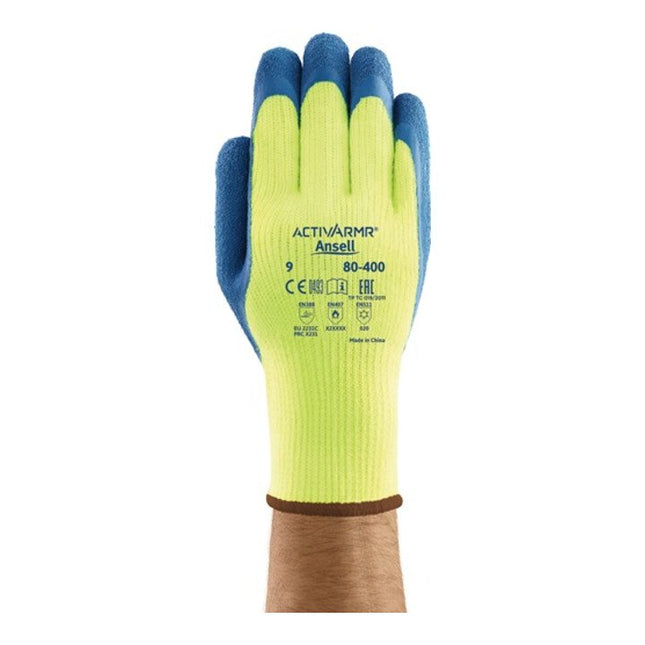 Guantes de protección contra el frío ANSELL ActivArmr(R) 80-400 talla 10 amarillo/azul ( 4000371420 )